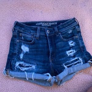 Strechy ae jean shorts